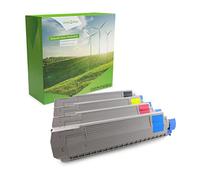 Green2Print Toner Set, 4 Cartouches 1x 7000, 3X 7300 Pages Toner pour OKI MC851+, MC851CDTN, MC851CDXN, MC851DN, MC851, MC861+, MC861CDTN, MC861CDXN, MC861DN, MC861