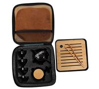 GREENADSCAPE 1 Jeu service à thé tea set coffret tea coffret thés bol à thé kungfu tasses à thé japonaises tasse à thé vintage théière de vaisselle tasse à thé de voyage céramique Black