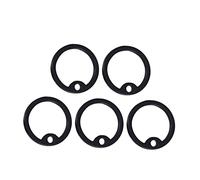 GREENADSCAPE 20 Pièces Silicone Chien Tag Silencieux Chien Tag Pare-Chocs Chien Identité Marque Fournitures pour Animaux De Compagnie Collier Étiquettes Chien Étiquette D'Identification