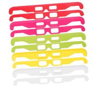 GREENADSCAPE 30 Pièces Lot de Lunettes Carton Colorées pour Garçon Fille Récompenses Fête Saint Valentin et Classe Légères pour Cinéma Maison et Jeux