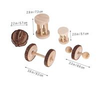 GREENADSCAPE 5 Pièces De Soin des Dents pour Animaux De Compagnie Jouets pour Hamsters Collations De Cobaye Cochon d'Inde à Mâcher Douillet Cochon d'Inde Rat Rats De Compagnie Bambou