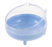 GREENADSCAPE Bac À Litière pour Hamster Nain Litière Moelleuse Cachette pour Cochon d'Inde Chinchilla Couvercle Anti-poussière Portable pour La Maison Les Voyages