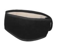 GREENADSCAPE Cache-oreilles Noir en Peluche, Bandeau Sommeil Isolant | Doublure Chaude, Réglage Autoagrippant, Léger et Polyvalent, pour Étudier, Travailler ou Dormir en Dortoir Partagé
