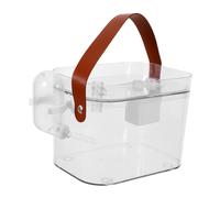 GREENADSCAPE Cage De Transport en Plastique pour Hamster Bouteille d'eau Cage Portable pour Cochons d'Inde Rats Petits Animaux