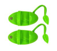 GREENADSCAPE Ensemble De 2 Paniers Dalimentation pour Perroquets Supports Verts Robustes Et Élégants pour Oiseaux De Compagnie