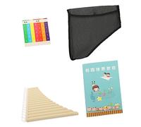 GREENADSCAPE Flûte De Pan 18 Notes Instrument De Musique Portable Sans Danger Pour Les Enfants Son Précis