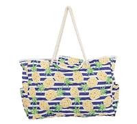 GREENADSCAPE Grand De Plage À Bandoulière Simple pour Femme De Plage D'extérieur en Maille Rangement Extra Large pour Jouets Et Serviettes