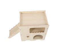 GREENADSCAPE Maison pour Hamsters Naturel pour Animaux De Petite Refuges Et Jouets pour Exercices Et Détente des Hamsters