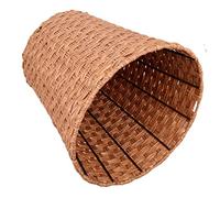 GREENADSCAPE Panier De Rangement Tressé Imitation Rattan Pour Vêtements Jouets Et Déchets Panier Multifonctionnel Pour Maison Et Bureau Couleur Brune