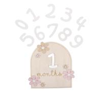 GREENADSCAPE Panneau d 39 Étapes Pour Garçons Et Filles Cartes d 39 Âge En Bois à Contraste Élevé Pour Les Nouveau-nés Pour Les Annonces