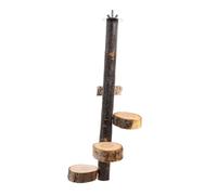 GREENADSCAPE Perchoir pour Oiseaux Plateforme Suspendue pour Perroquets Et Petits Animaux Jouet Activité pour Cage Support Stable Et Pratique