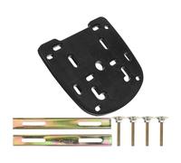 GREENADSCAPE Plaque de Montage Renforcée pour Top Case Moto en PP et Fer, Kit avec Vis, Fixation Sécurisée pour Moto