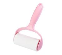 GREENADSCAPE Rouleau D'autocollant De Cheveux Rouleau Rouleau Collant Animal De Compagnie Chien Voiture Vide Autocollants Adhésifs Grattoir Recharges Nettoyeurs De Tapis Évent Trousse Rose
