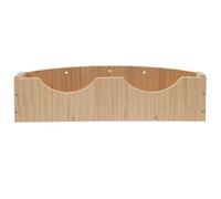 GREENADSCAPE Support d'herbe en Bois pour Lapin Oiseau Peaux De Cochon d'Inde Chien Poêle Nid Animaux Toison Coopérative Guinée Cage Literie pour Hamsters Lapin Maison Cage à Cobaye Rat en Bois