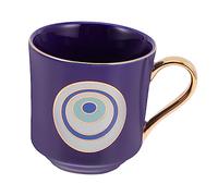 GREENADSCAPE Tasse En Céramique Mark Tasses à Café Expresso Tasse De Thé Turque Tasses Tasse à Thé Mauvais Œil Tasse Oeil Bleu Tasse à Décor De Voyage Tasses De Voyage Gobelet