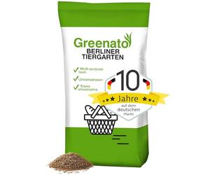 Greenato Berliner Tiergarten Gazon a Semer 20kg Gazon d'ornement ≤800m² | Graines de Gazon Pousse Rapide Pelouse a Semer, Semences de Gazon, Graines de Gazon Regarnissage, Graines D'herbe, Grass