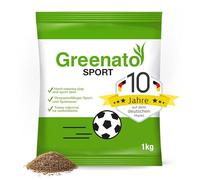 Greenato Sport Gazon a Semer 1kg Gazon de Sport et de Jeux Pelouse ≤40m²