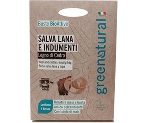 greenatural Sachet Parfumé & Protecteur pour le Linge - Bois de cèdre