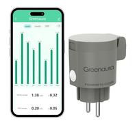 Greenaura Prise Exterieure Etanche, Prise Connectée, Prise Minuteur, Prise Connectée Alexa, Prise Programmable, Prise Compteur d'Énergie, Contrôle APP Cozy Life, 16A 2,4 GHz Étanche IP44, Gris