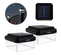 GreenBlue GB127 WW Lampe solaire sur poteau 8 LED 3200K 7 lm - Lot 2