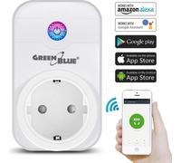 Prise Télécommandée WiFi Intelligente type prise Allemande 2300W GreenBlue GB155