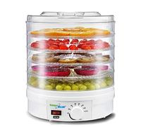 GreenBlue GB190 Déshydrateur de fruits et légumes350W 5 tiroirs transparents 35-70°C