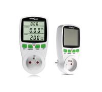 GreenBlue GB202 Wattmètre Prise Compteur d'Énergie Électrique - Moniteur de Consommation LCD Rétro-éclairé 3600W