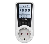 Compteur d'énergie Wattmètre Compteur d'électricité Moniteur d'énergie GreenBlue GB350 F wattmètre prise schuko Appareil de mesure des coûts énergétiques Blanc