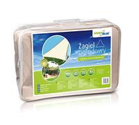 GreenBlue Voile d'ombrage GB500 – Protection UV, vent, pluie – Triangulaire 3,6 m Crème