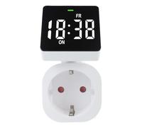 GreenBlue GB610 Horloge Digitale minuterie Charge Max. 16A IP20 (Prise Allemande Schuko)
