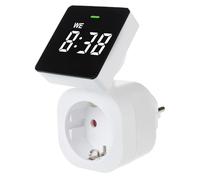 GreenBlue Horloge digitale GB610 – Minuterie, charge max. 16 A, IP20 – Prise Schuko (allemande)