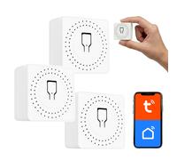 GreenBlue GB739 Relais WiFi encastrable lot de 3 16A Tuya/Smart Life