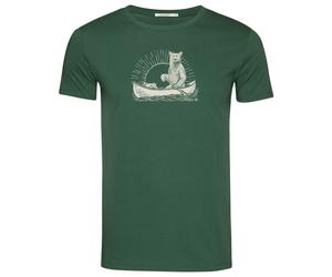 GreenBomb - Bear Canoe Guide T-Shirt - T-shirt - S - bottle green