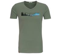 GreenBomb - Nature Hike Together Peak T-Shirt - T-shirt - XL - pale green