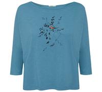 GreenBomb - Women's Animal Bird Branch Simper L/S - Haut à manches longues - XS - sloppy blue