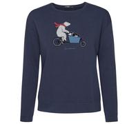 GreenBomb - Women's Bike Cargo Bear Canty Pullover Cotton - Pull - L - navy
