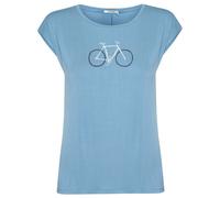 GreenBomb - Women's Bike Handdrawn Timid - T-shirt - XL - glacier blue