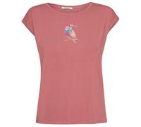 GreenBomb - Women's Bird Look Timid - T-shirt - M - dark rose