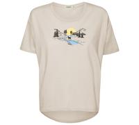 GreenBomb - Women's Nature Deer River Feel T-Shirt - T-shirt - L - creme white
