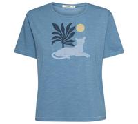GreenBomb - Women's Panther Leaves Nova T-Shirt - T-shirt - S - glacier blue
