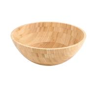 GREENBOX Bol rond en bambou Ø 30 cm pour plats froids et chauds - Vaisselle de service durable - Saladier grand XXL 3,9 l