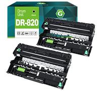 GREENBOX Lot de 2 toners de rechange pour imprimante Brother DR 820 DR820 DR-820 pour MFC-L5900DW HL-L6200DW HL-L5100DN MFC-L5800DW MFC-L5700DW HL-L5200DWT MFC-L6700DW HL-L5200DW