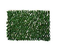 GreenBrokers Treillis Artificiel Extensible en Saule avec Feuillage Vert (1 m x 2 m) - Résistant aux UV, A1260-01