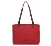 GREENBURRY Cabas 'Diana' marron / rouge carmin, Taille One Size