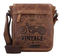 Greenburry Vintage Cafe-Racer Sac à bandoulière en cuir 23 cm braun (0830-25)