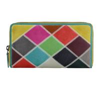 Greenburry Candy Shop 874-99-ZZ Portefeuille en cuir avec fermeture éclair pour femme Multicolore