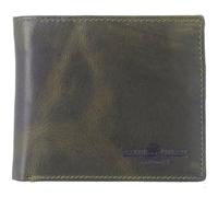 Greenburry Cuir Porte-Monnaie Newport Wallet British Green Olive