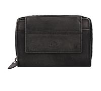 Greenburry Destressed Porte-monnaie Protection RFID Cuir 13.5 cm gris
