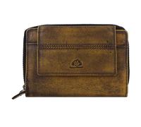 Greenburry Destressed Porte-monnaie Protection RFID Cuir 13.5 cm jaune