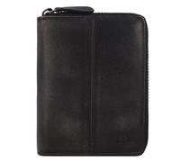 Greenburry Destressed Porte-monnaie Protection RFID Cuir 13 cm gris